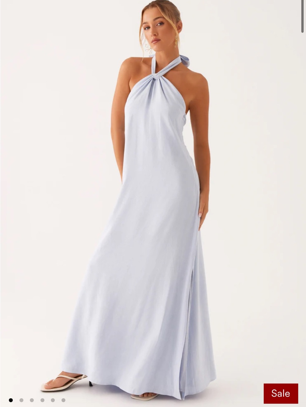 NWT Golden Child Linen Maxi Dress